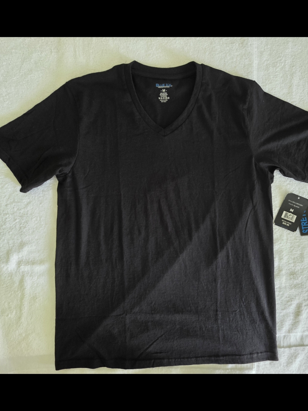 Men's V-Neck Tee - Black